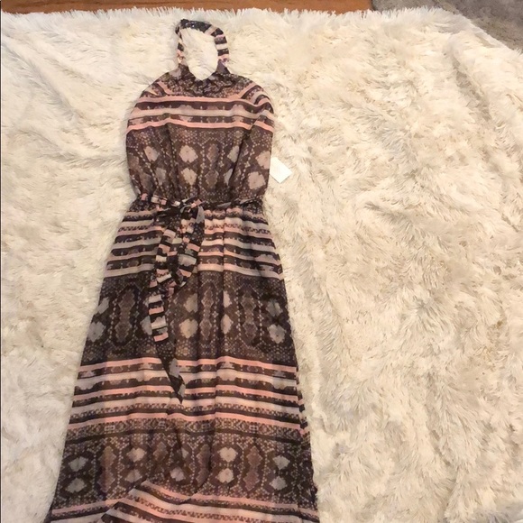 Jessica Simpson Halter Maxi Dress - Picture 2 of 4